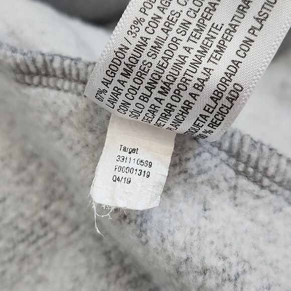 Wild Fable gray cropped hoodie with drawstring, M - Picture 9 of 9